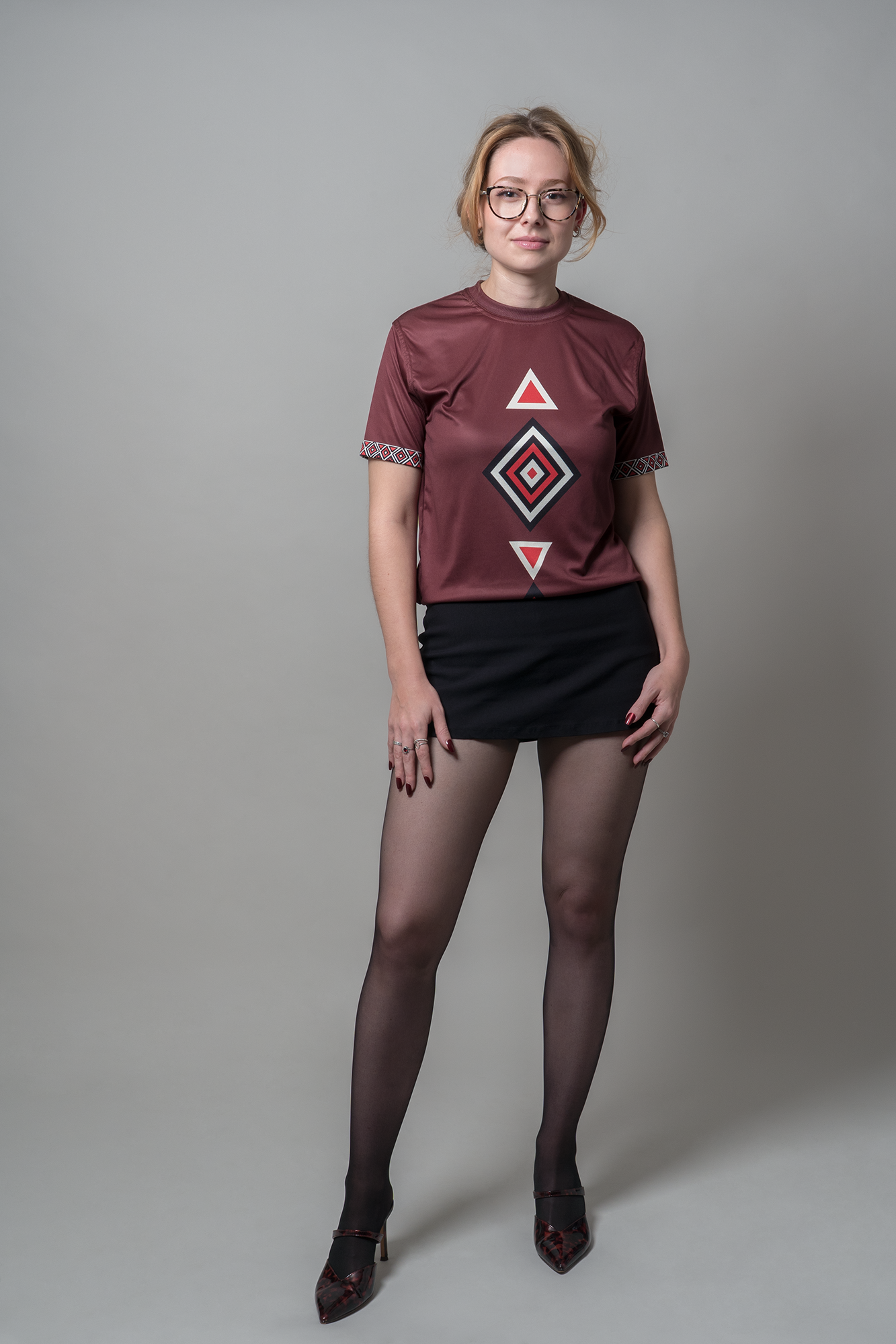 Imigongo Geometry Tee