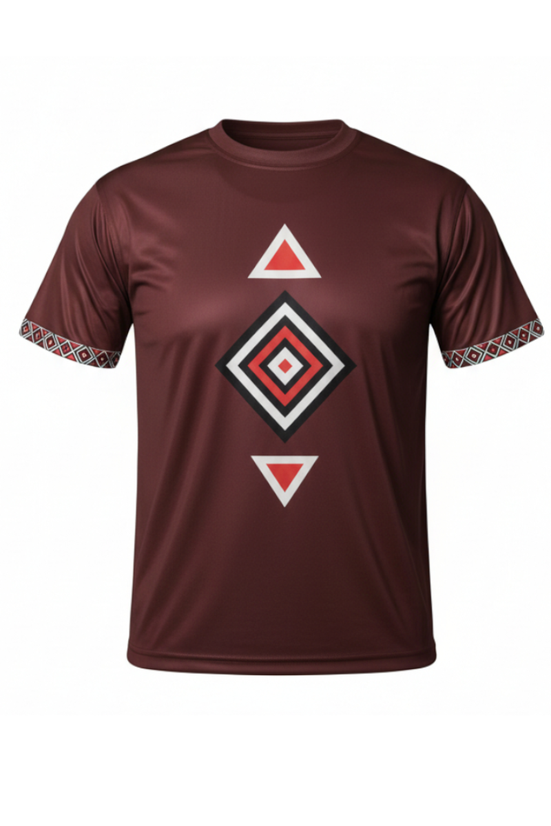 Imigongo Geometry Tee